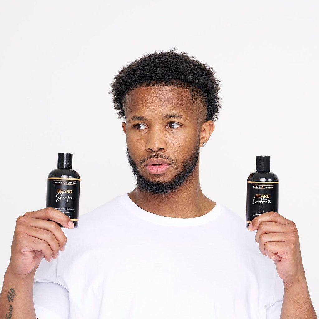 Bask and Lather Co Beard Shampoo & Conditioner Bundle