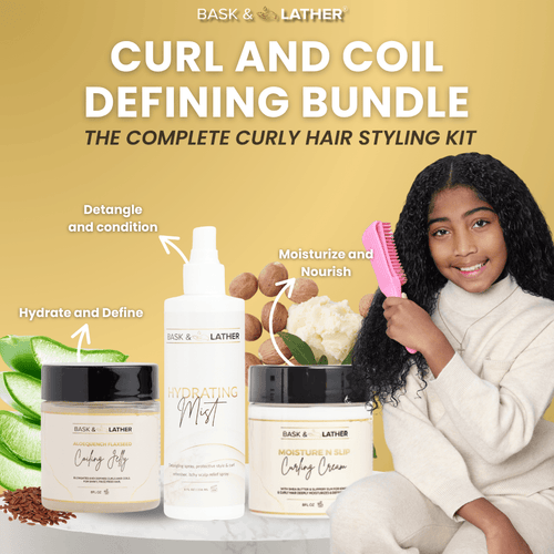 Bask and Lather Co Curl & Coil Defining Bundle